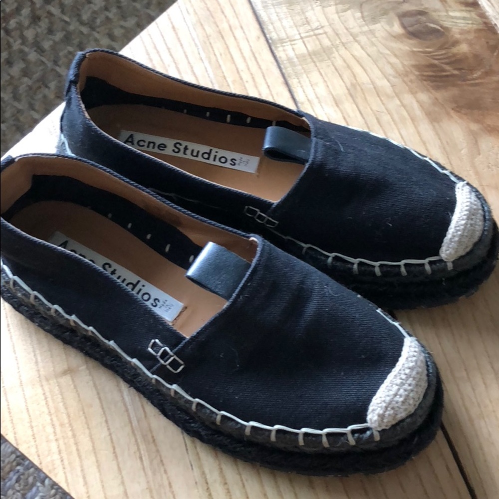 Platform espadrilles acne studios